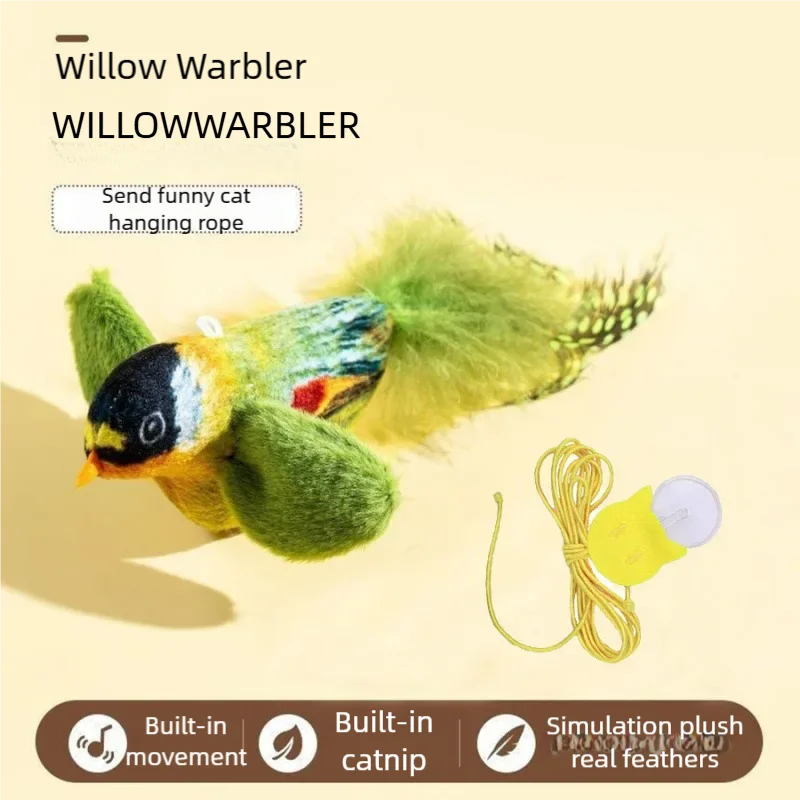 Oiseau interactif pour chat vue produit