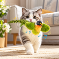 Oiseau interactif pour chat avec ailes mobiles et son
